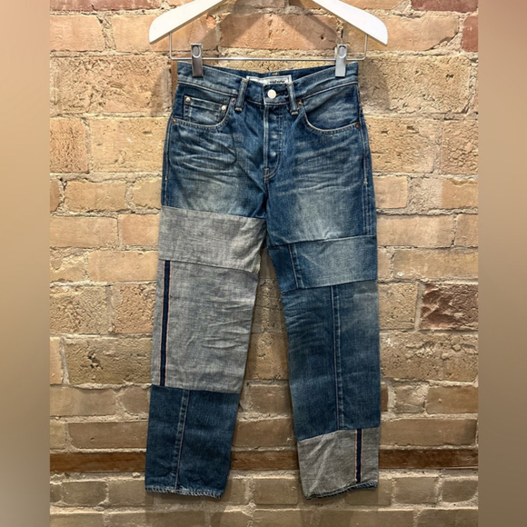 Tu es mon Tresor
Reverse patchwork antique jeans
 Sz 0 - Picture 4 of 10